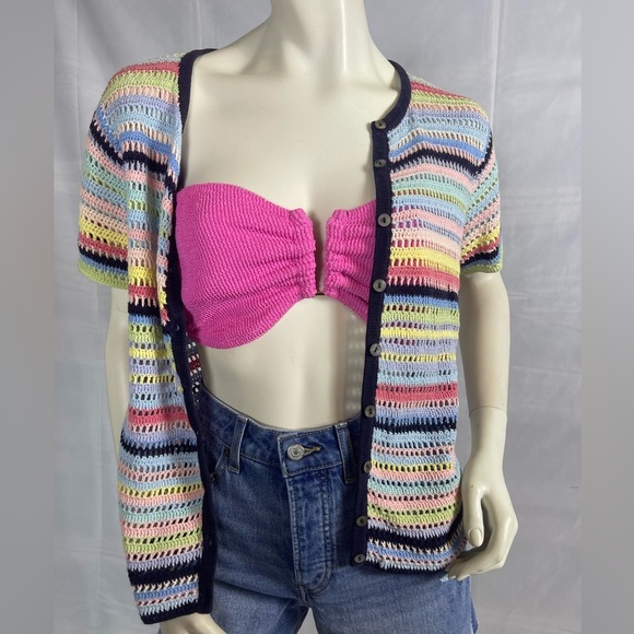 Y2K Knitted Cardigan - Picture 1 of 7